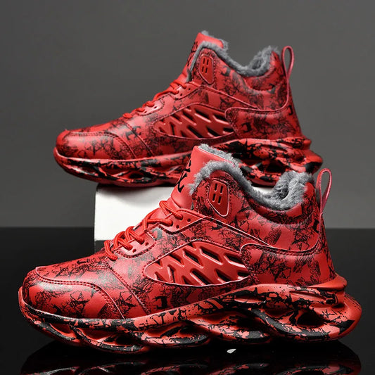 men boots 2024 New Winter Slippers Warm Men Shoes Waterproof Non-Slip Plush Sneakers Male tenis shoes Boots Men Sneakers Winter