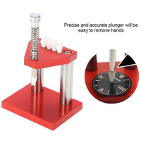 Watch Hand Presser Remover Puller Plunger Setting Fitting Set Red Wristwatch Watch Parts Repair Tool for Watchmaker