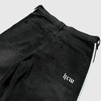 Y2K Baggy Jeans High Quality Embroidered Striped Harajuku Sweatpants Men Women Hip Hop Streetwear Casual Mopping Wide Leg Denim MANDOTOS