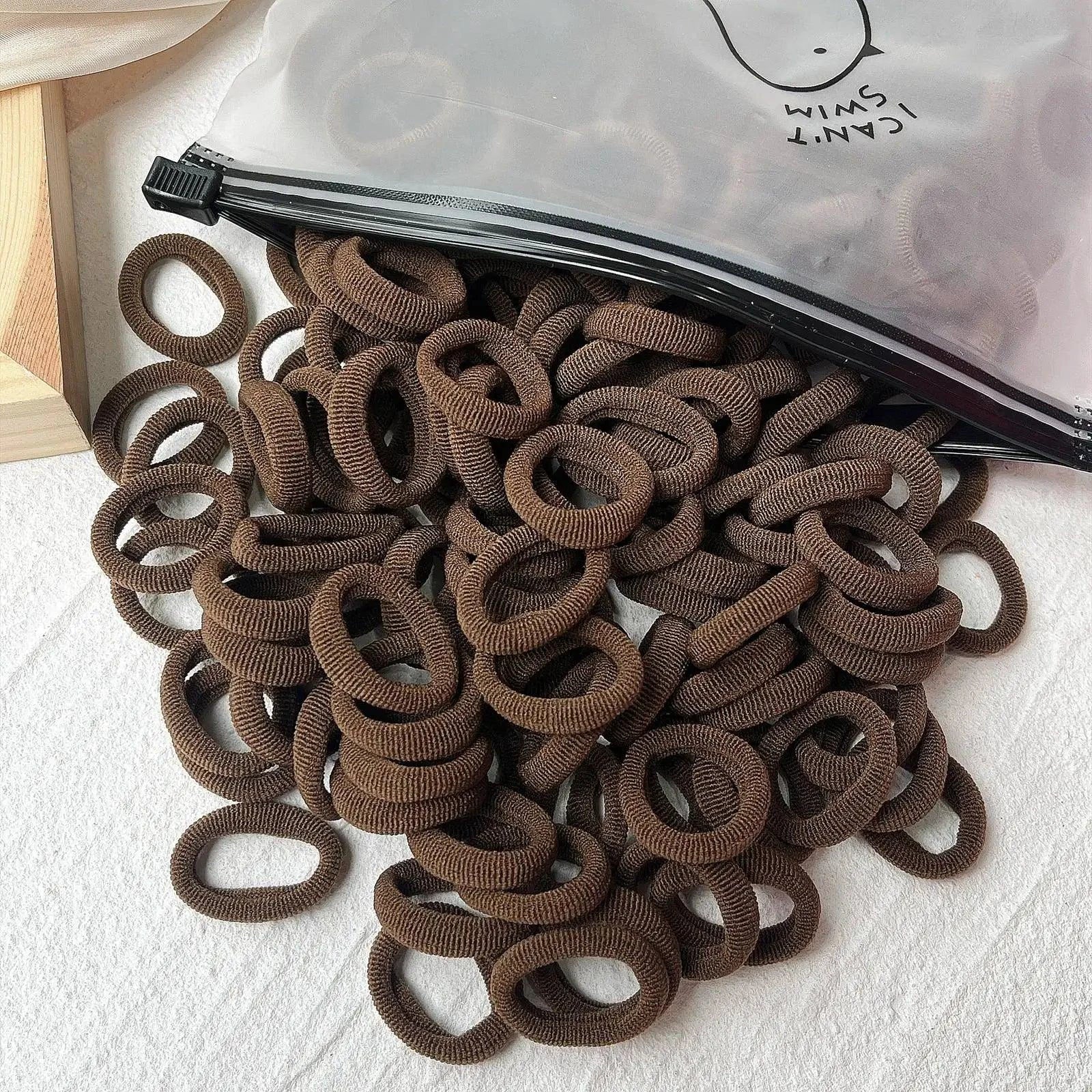 20/50pcs Kids Elastic Hair Bands Girls Sweets Scrunchie Rubber Band for Children Hair Ties Clips Headband Baby Hair Accessories - MANDOTOS