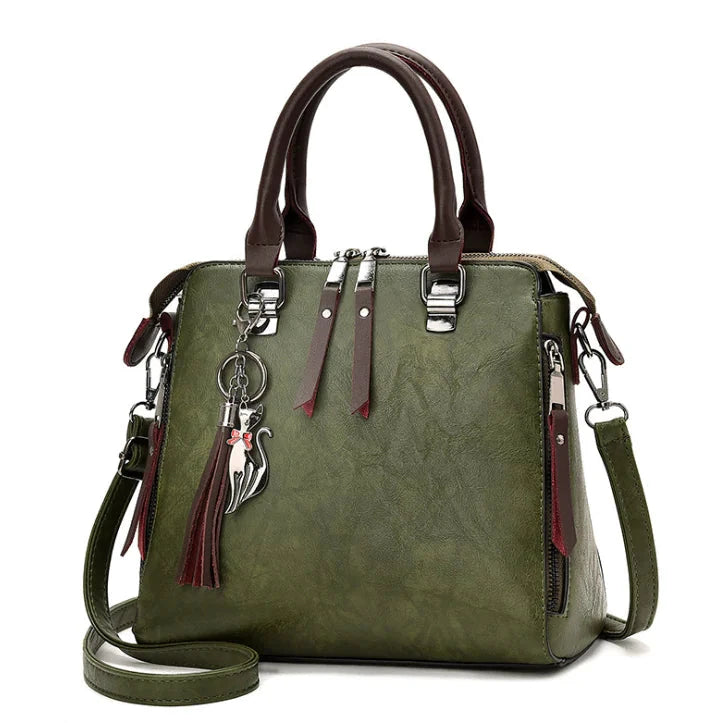 Feline Fashion Tote & Crossbody Bag MANDOTOS