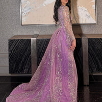 Aleya Beaded Detachable Embellished Sequin Overskirt (Dress Not Included)