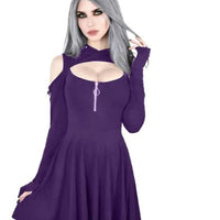 Chic Hooded Zip Dress Line - MANDOTOS INTERNATIONAL