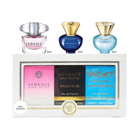 Versace Women's Mini Trio: Dylan Fragrances & Bright Crystal - MANDOTOS INTERNATIONAL