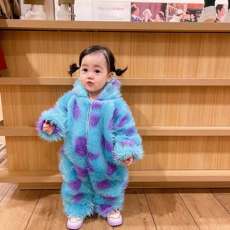 Cute Animal Baby Jumpsuit With Hooded Zipper - MANDOTOS INTERNATIONAL