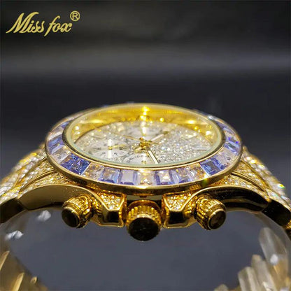 Gold Luxe Men's Waterproof Watch - MANDOTOS