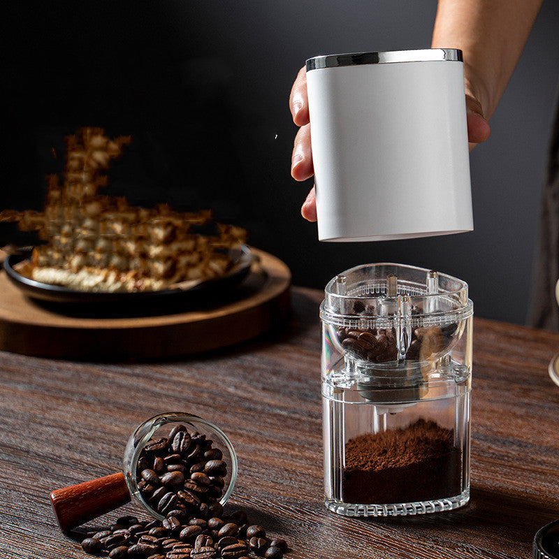 Electric Coffee Grinder Coffee Bean Grinder Cafe Automatic Portable USB Rechargeable Food Crusher For Drip Coffee Kitchen Gadgets - MANDOTOS
