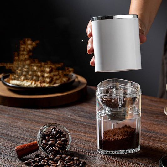 Electric Coffee Grinder Coffee Bean Grinder Cafe Automatic Portable USB Rechargeable Food Crusher For Drip Coffee Kitchen Gadgets - MANDOTOS