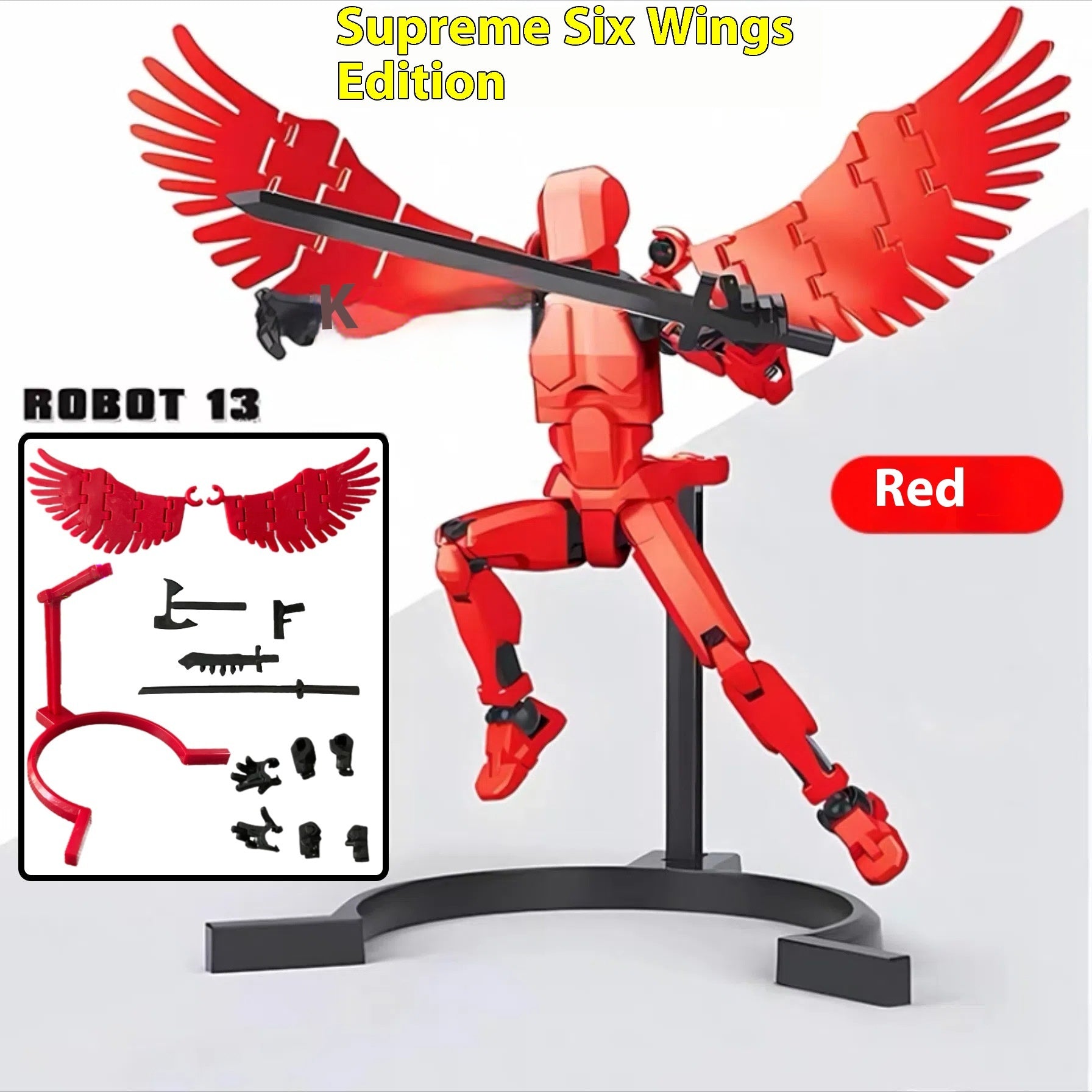 Updated And Hot-sale Multi-Jointed Movable Shapeshift Robot 3D Printed Mannequin Dummy Action Model Doll Toy Kid Gift - MANDOTOS