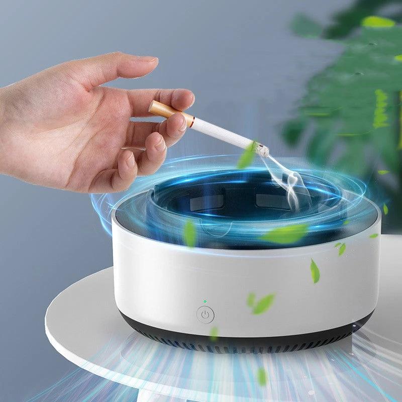 Smoke Removal Air Purification Ashtray Anion Purification Practical Automatic Purifier Ashtray Portable Gadgets For Car Ashtray MANDOTOS