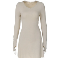 Tie Waist Pullover Dress