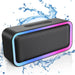 A6 Waterproof Bluetooth Speaker ACOME Portable Wireless Speaker 10W Sound RGB TWS Pairing V5.0 Bass for Party Travel Outdoor - MANDOTOS INTERNATIONAL