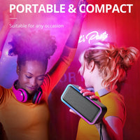 A6 Waterproof Bluetooth Speaker ACOME Portable Wireless Speaker 10W Sound RGB TWS Pairing V5.0 Bass for Party Travel Outdoor - MANDOTOS INTERNATIONAL