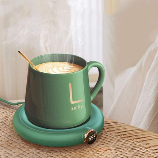 Coffee Mug Warmer Warm Coaster Smart Heating Cup Thermal Insulation Constant Temperature Coaster Heating Pad Desktop - MANDOTOS