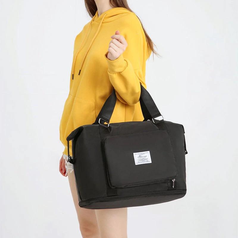 Folding Travel Bags For Backpack Handbag Sholder Bag Gym Fitness Weekender Overnight Women Mandotos