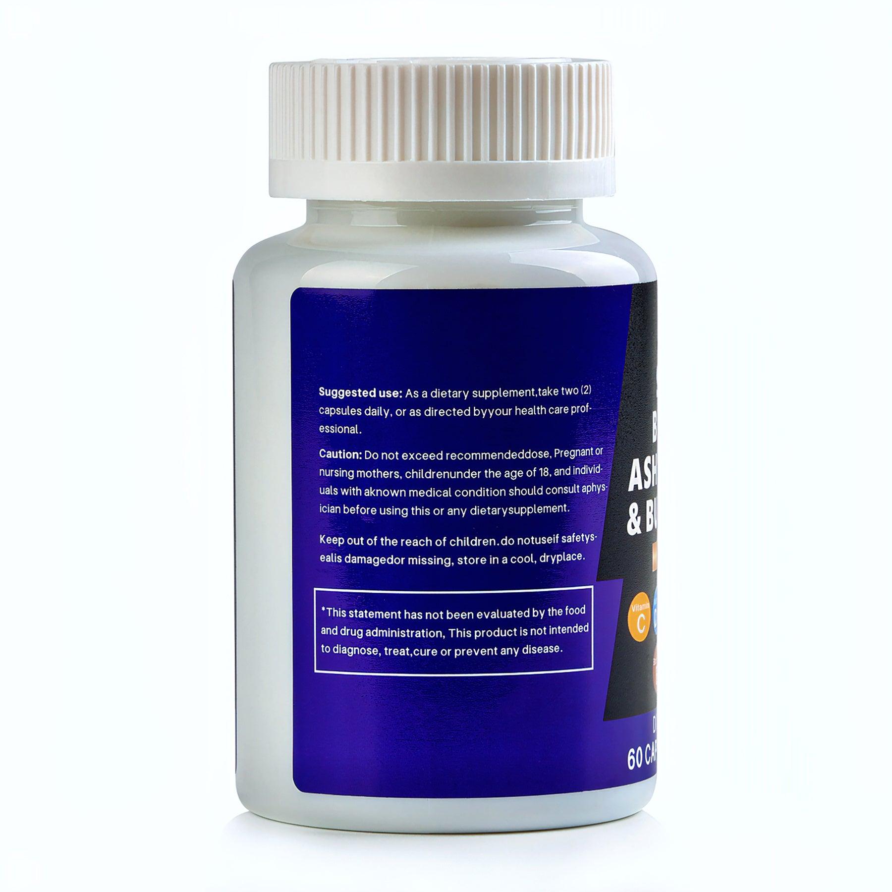 Abronikey Sea Moss 60 Capsules Immune Support & Digestive Health Natural Sea Moss Supplement Rich In Minerals & Vitamins - MANDOTOS