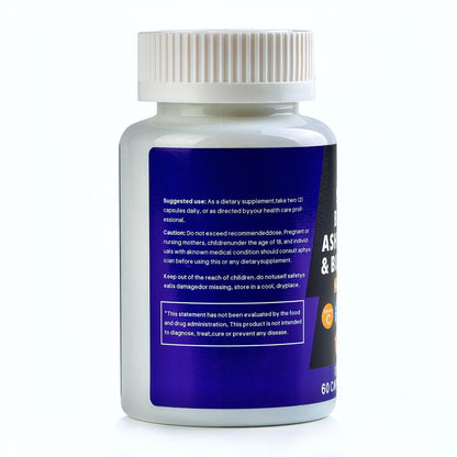 Abronikey Sea Moss 60 Capsules Immune Support & Digestive Health Natural Sea Moss Supplement Rich In Minerals & Vitamins - MANDOTOS