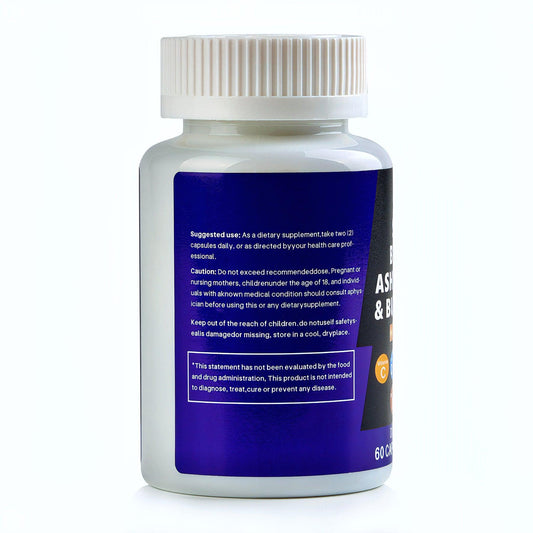 Abronikey Sea Moss 60 Capsules Immune Support & Digestive Health Natural Sea Moss Supplement Rich In Minerals & Vitamins - MANDOTOS