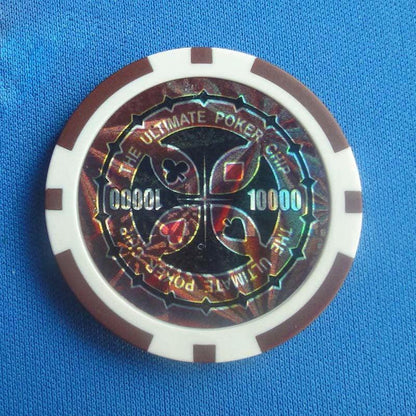 ABS Plastic High-End Two-Color Chips Poker Baccarat Game Coins - MANDOTOS