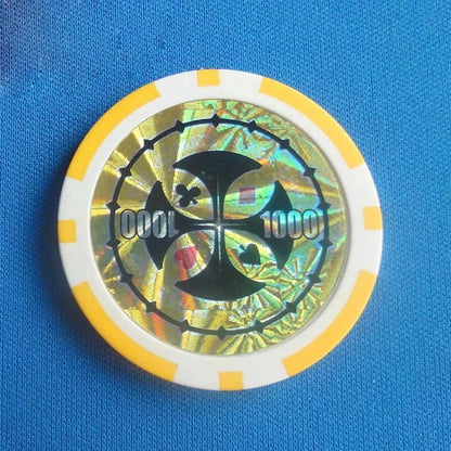 ABS Plastic High-End Two-Color Chips Poker Baccarat Game Coins - MANDOTOS
