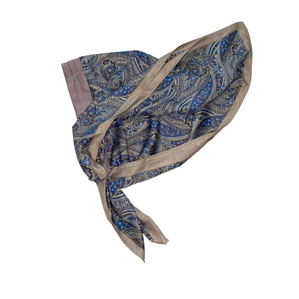 Retro Kerchief Headscarf - Heather Paisley