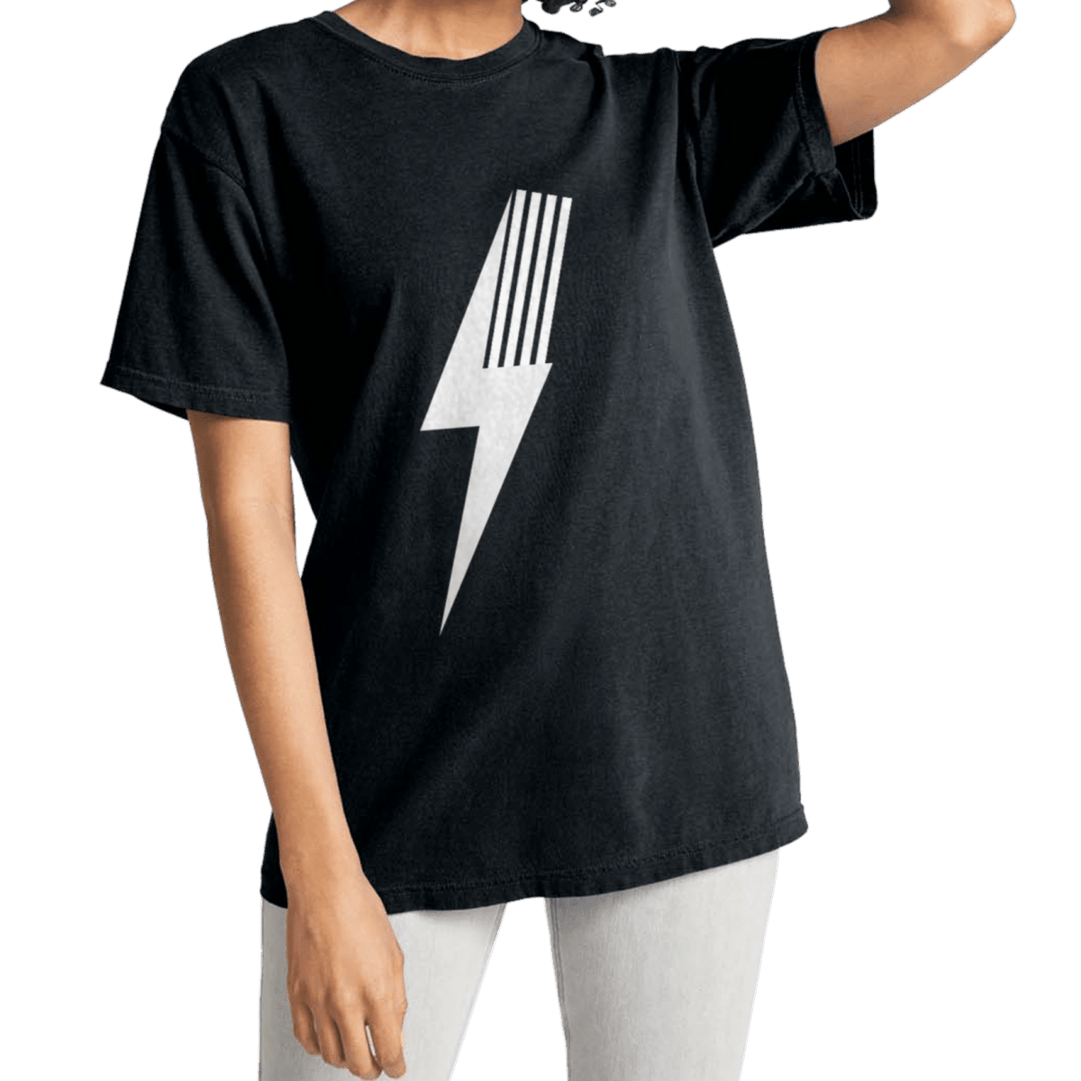 ADULT SPARK TEE - BLACK - MANDOTOS INTERNATIONALT-Shirt