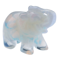 Mini Elephant Crystal Sculpture - MANDOTOS INTERNATIONAL