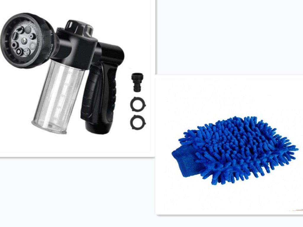 2-in-1 Car House Water Gun | 35W-150W Power | 8 Spray Types - MANDOTOS INTERNATIONAL0