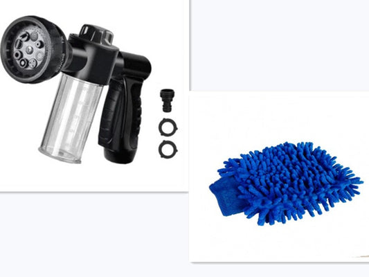 2-in-1 Car House Water Gun | 35W-150W Power | 8 Spray Types - MANDOTOS INTERNATIONAL0