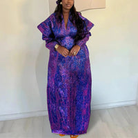 African Dresses for Women Traditional Africa Clothing Dashiki Ankara Outfits Gown Abayas Robe Muslim Kaftan Maxi Long Dress 2025 - MANDOTOS INTERNATIONAL