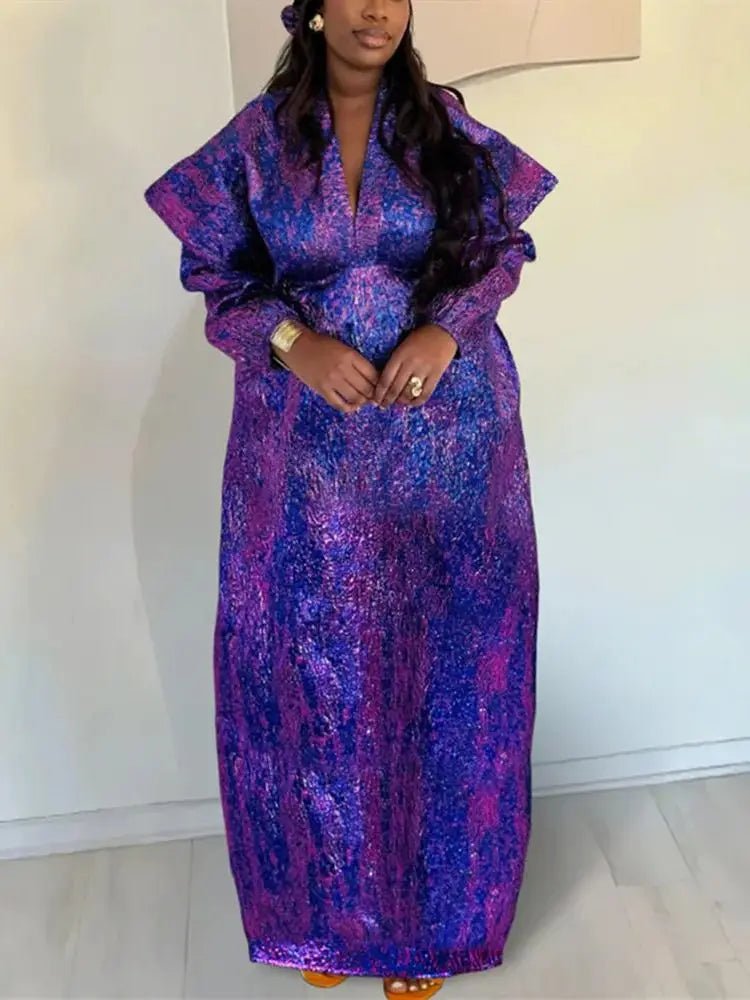 African Dresses for Women Traditional Africa Clothing Dashiki Ankara Outfits Gown Abayas Robe Muslim Kaftan Maxi Long Dress 2025 - MANDOTOS INTERNATIONAL
