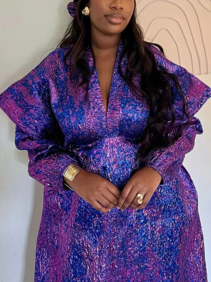 African Dresses for Women Traditional Africa Clothing Dashiki Ankara Outfits Gown Abayas Robe Muslim Kaftan Maxi Long Dress 2025 - MANDOTOS INTERNATIONAL