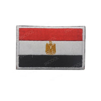 African Flags & Badges Embroidery Patches: Morocco, Nigeria, Gabon, Libya, Namibia - MANDOTOS INTERNATIONAL