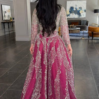 Aleya Beaded Detachable Embellished Sequin Overskirt (Dress Not Included) - MANDOTOS INTERNATIONALLong Dress