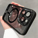 Luxury Magnetic Metal Lens Bumper Protection Case For iPhone 16 15 14 13 12 11 Pro Max 16 Plus Wireless Charge Hard Clear Cover - MANDOTOS