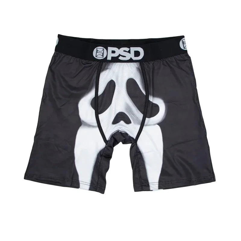 1Pcs Sexy Men Underwear Boxers Men's Panties Lingerie Breathable Printed Male Underpants Plus Size Man Boxer Briefs Mens Trunks - MANDOTOS