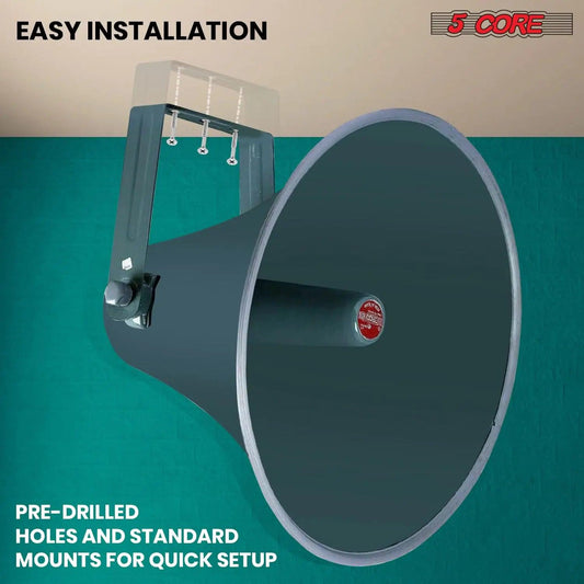 All-Weather 16-inch PA Speaker Horn - MANDOTOS