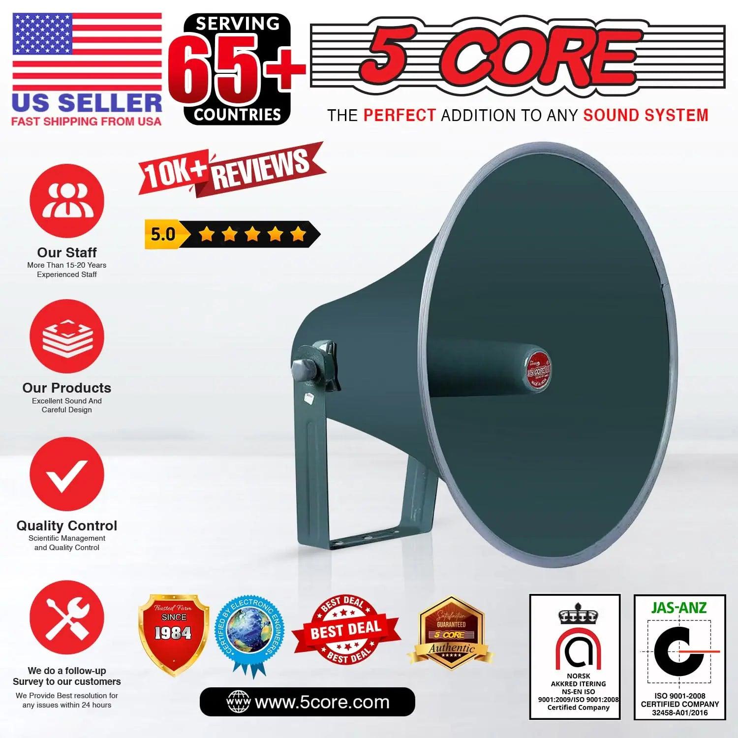 All-Weather 16-inch PA Speaker Horn - MANDOTOS