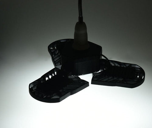 Ancient Energy 60W super bright deformable LED light for gym, warehouse, or garage, providing 6000 lumens of bright illumination.