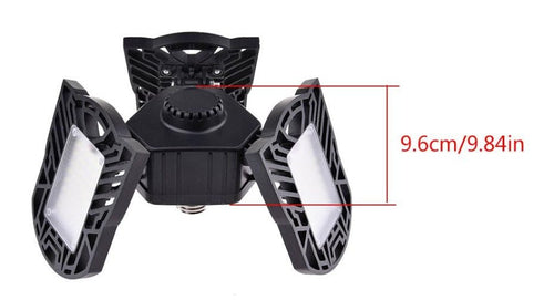 Ancient Energy 60W super bright deformable LED light for gym, warehouse, or garage, providing 6000 lumens of illumination.