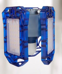 Ancient Energy 60W super bright deformable LED light for gym, warehouse, or garage with 6000 lumens, adjustable design.