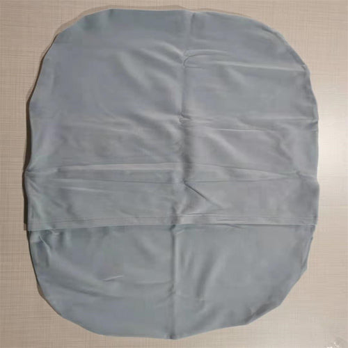 Baby nestbed for newborns in light gray cotton by Ancient Energy, portable travel cradle cushion pad