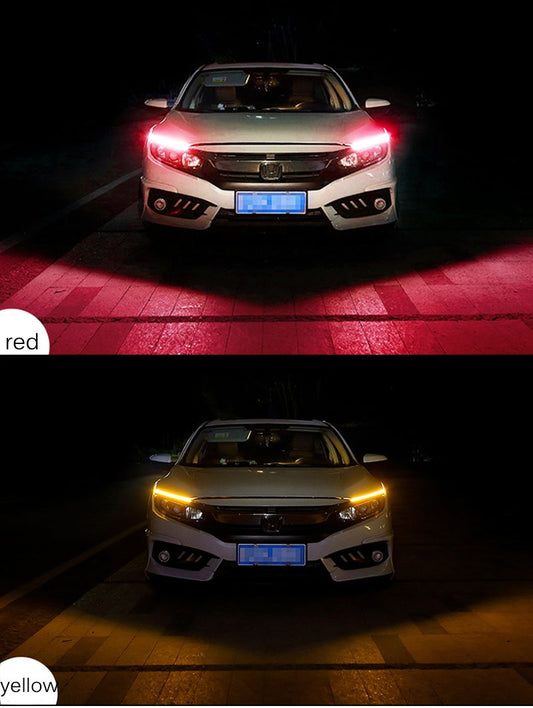 Ancient Energy Car LED Daytime Running Light Strip with turn signal, bright LED strip for vehicle visibility and style.
