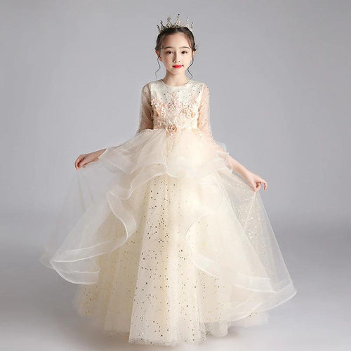 Children Dress Princess Dress Girl Girl Host Evening Dress - MANDOTOS INTERNATIONAL0