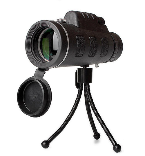 Compatible with Apple, Monocular Telescope Zoom Scope with Compass Phone Clip Tripod - MANDOTOS INTERNATIONAL0