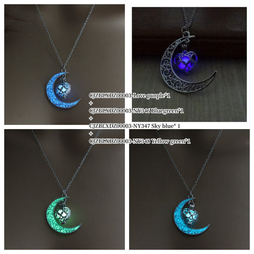 Silver plated glowing pendant necklace with chain from Ancient Energy, featuring a luminous pendant and sleek silver design.