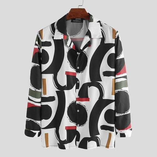 Hawaiian Men For Plus Size Blouse Shirt Shirts Print Fat - MANDOTOS INTERNATIONAL0