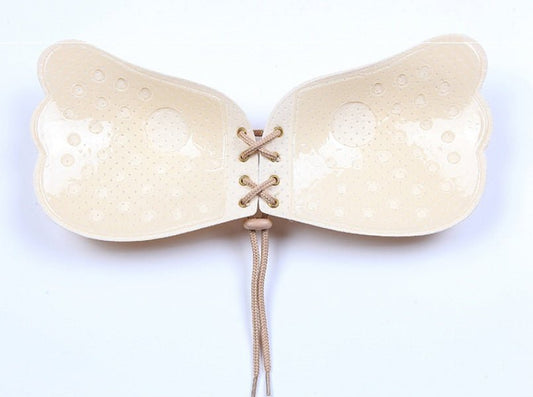 Large size Ancient Energy strapless adhesive push-up bra for women, invisible and sticky, designed for a comfortable fit.