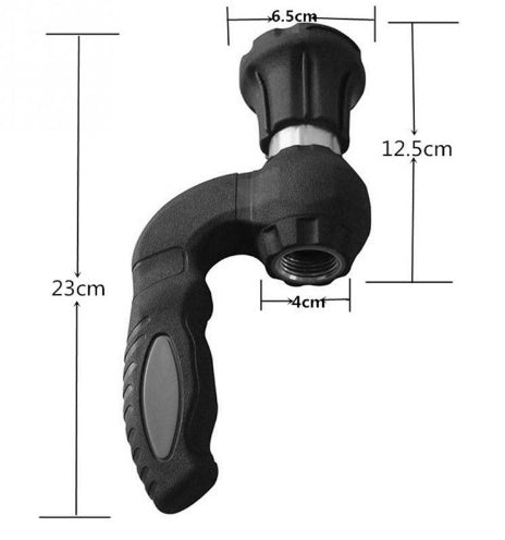 Ancient Energy Mighty Power Hose Blaster Nozzle for lawn, garden, and car washing, with adjustable water spray.