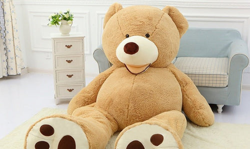 Realistic Plush Bear Toy - Soft, Safe & Charming - MANDOTOS INTERNATIONAL0